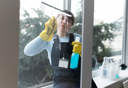 Nettoyage de vitres intérieures et extérieures à Pouzolles
